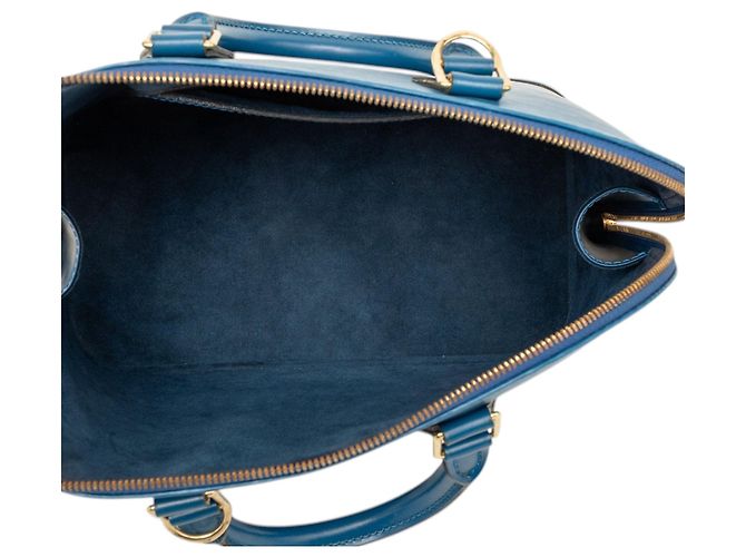 Borsa Louis Vuitton Epi Alma PM Blu - vista 4