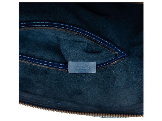 Borsa Louis Vuitton Epi Alma PM Blu - vista 5
