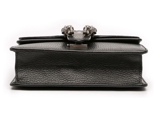 Borsa a tracolla Dionysus piccola in pelle nera Gucci Nero - vista 3
