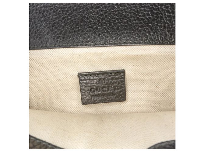 Borsa a tracolla Dionysus piccola in pelle nera Gucci Nero - vista 5
