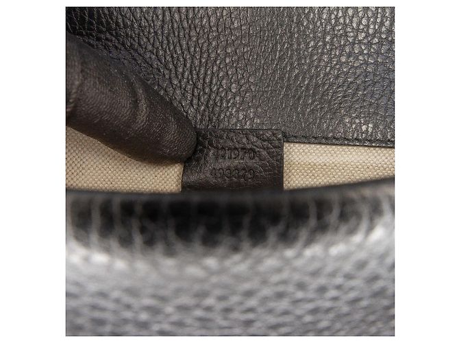 Borsa a tracolla Dionysus piccola in pelle nera Gucci Nero - vista 6
