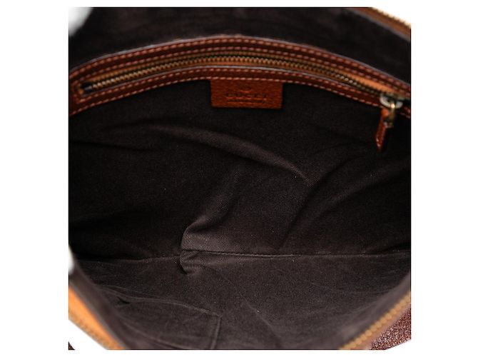 Borsa a tracolla Gucci GG Canvas Nailhead beige - vista 4