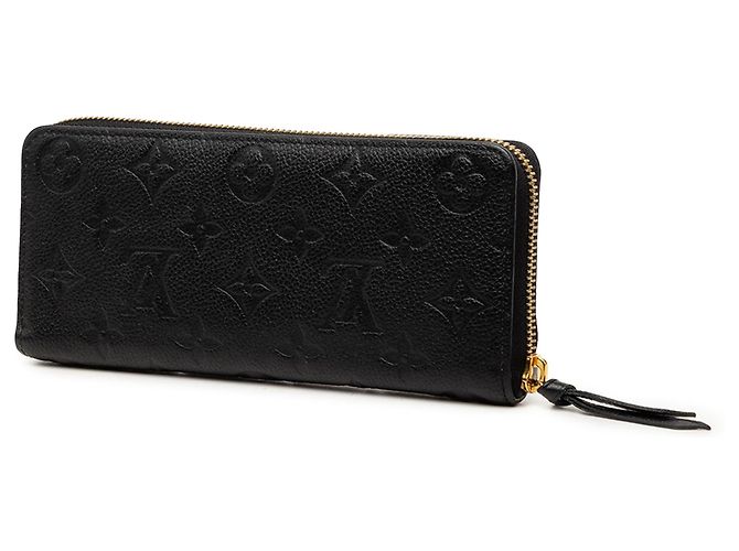 Cartera larga Louis Vuitton Monogram Empreinte Clemence negra Negro - vista 2