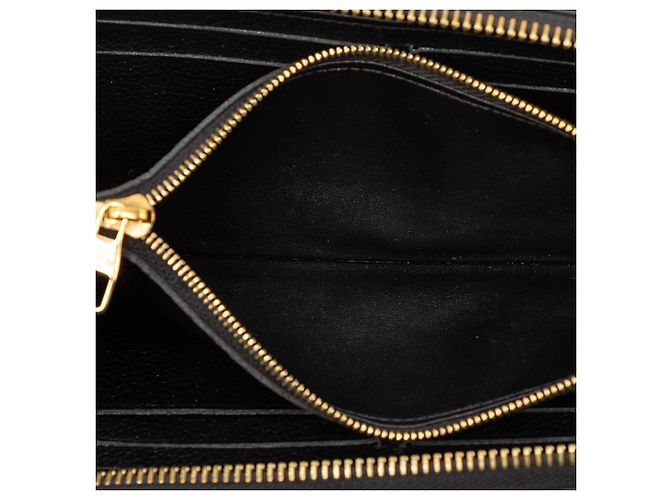 Cartera larga Louis Vuitton Monogram Empreinte Clemence negra Negro - vista 4