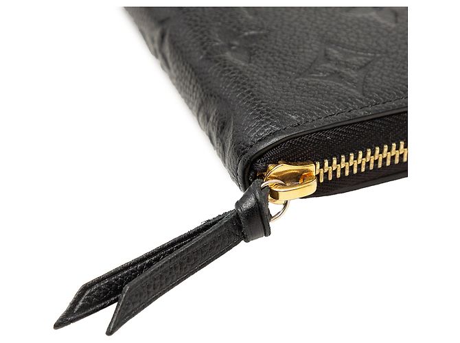 Cartera larga Louis Vuitton Monogram Empreinte Clemence negra Negro - vista 7