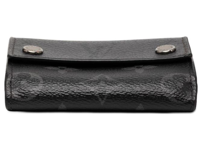 Black Louis Vuitton Monogram Eclipse Reverse Discovery Compact Wallet Small Wallets - view 3
