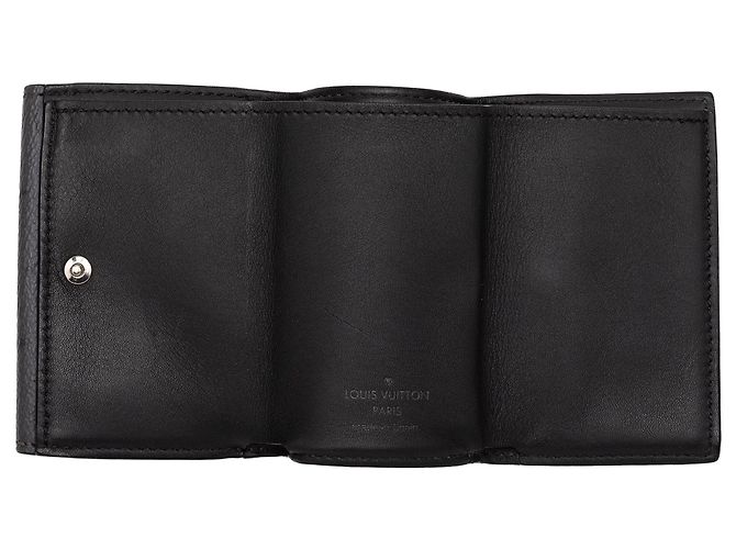 Black Louis Vuitton Monogram Eclipse Reverse Discovery Compact Wallet Small Wallets - view 4