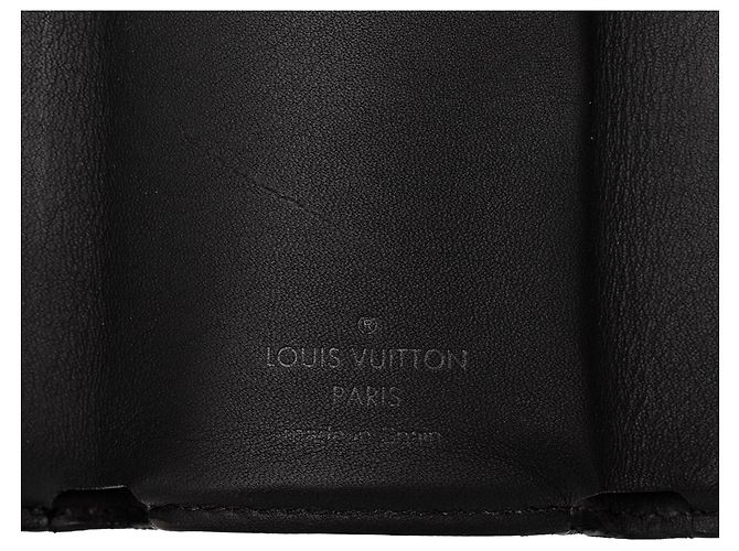 Black Louis Vuitton Monogram Eclipse Reverse Discovery Compact Wallet Small Wallets - view 6