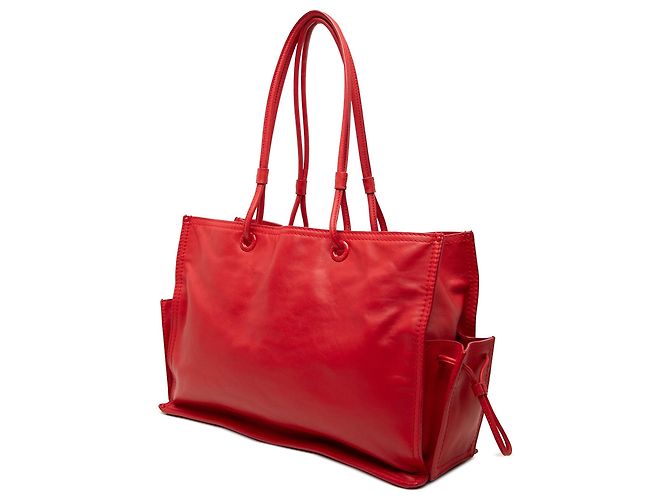 Tote LOEWE Red Studded Leather Crown Rosso - vista 2