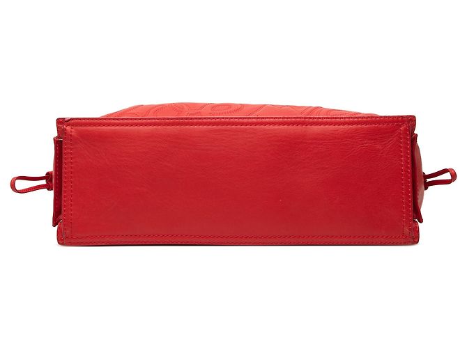 Tote LOEWE Red Studded Leather Crown Rosso - vista 3