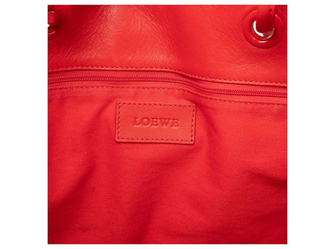 Tote LOEWE Red Studded Leather Crown Rosso - vista 5