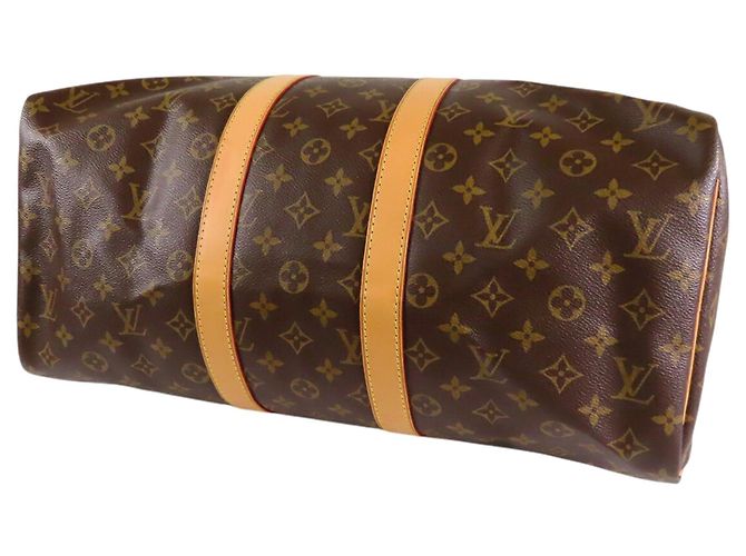 Borsa da viaggio Louis Vuitton Monogram Keepall 45 marrone - vista 3