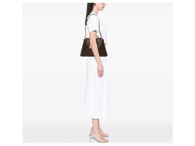 Borsa Louis Vuitton Monogram Montaigne MM marrone - vista 6