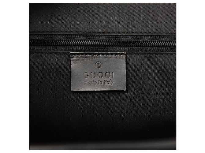 Borsa Tote Jackie in pelle nera Gucci Nero - vista 5