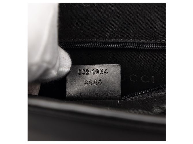 Borsa Tote Jackie in pelle nera Gucci Nero - vista 6