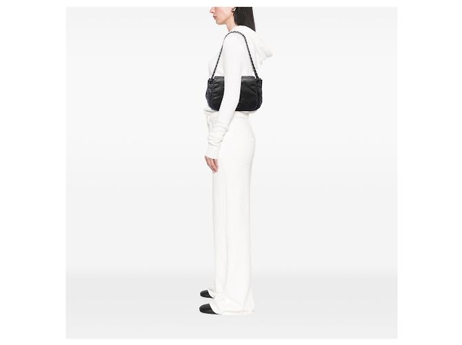 Borsa a tracolla Chanel Glint in pelle di vitello iridescente nera con patta a soffietto Nero - vista 6