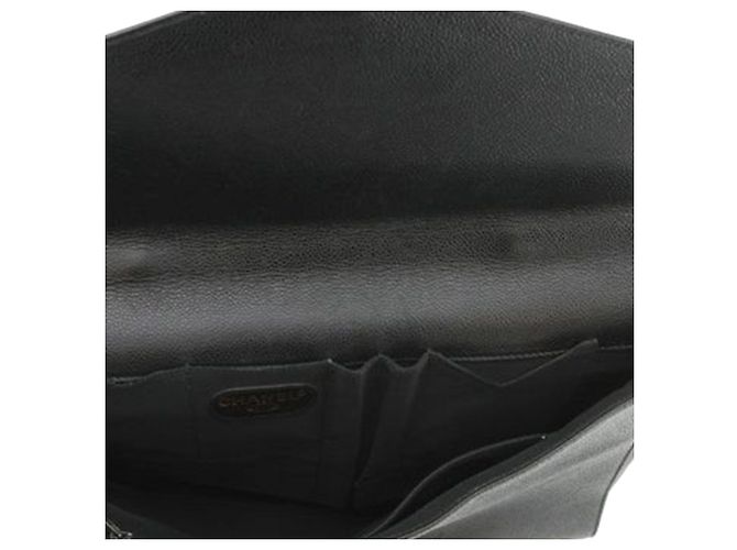 Valigetta Business Chanel Caviar Nera Nero - vista 4