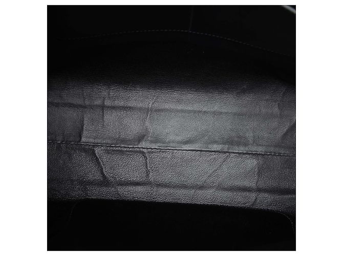 Borsa Shopping Tote Prada Saffiano Stampato nera Nero - vista 4