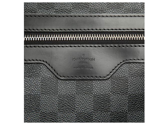 Borsa a tracolla Louis Vuitton Damier Graphite Daniel GM nera Nero - vista 5