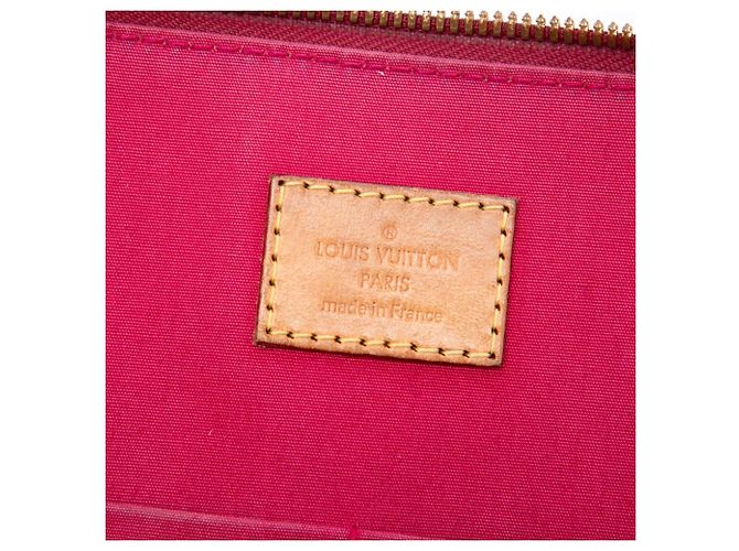 Borsa a mano Louis Vuitton Monogram Vernis Alma PM rossa Rosso - vista 5