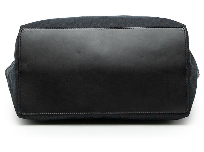 Borsa Tote Gucci GG Canvas blu - vista 3