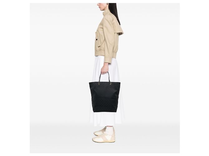 Borsa Tote Gucci GG Canvas blu - vista 6