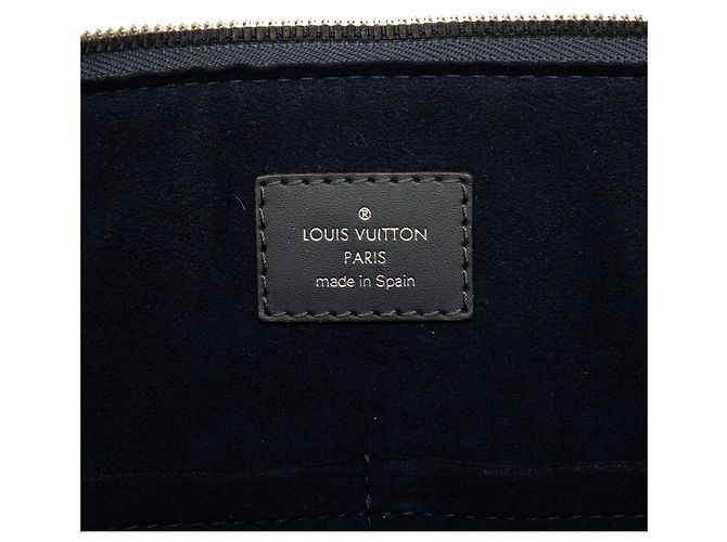 Borsa Business Louis Vuitton Epi Porte Documents Jour Blu - vista 5
