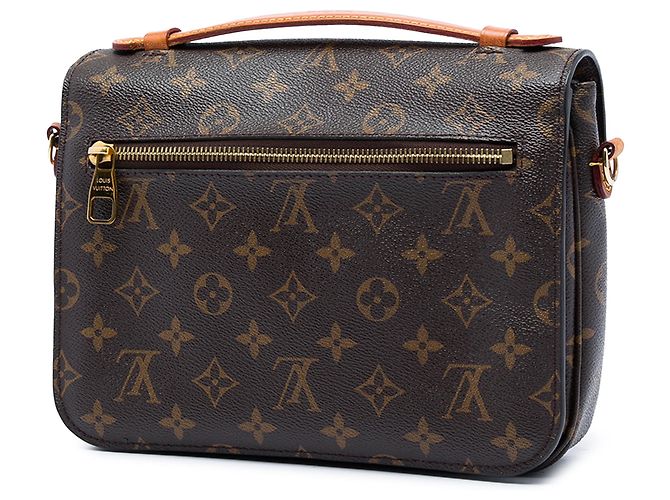 Borsa Louis Vuitton Monogram Pochette Metis marrone - vista 2