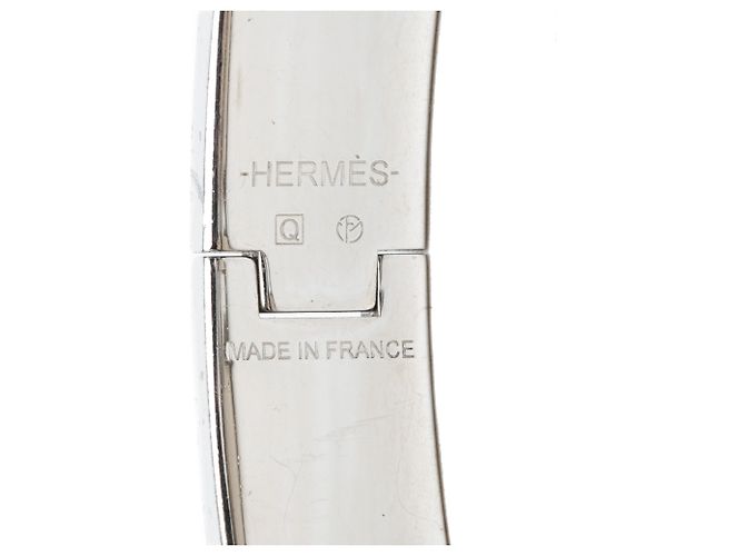Bracciale Hermès Narrow Enamel Clic H PM Arancione - vista 4