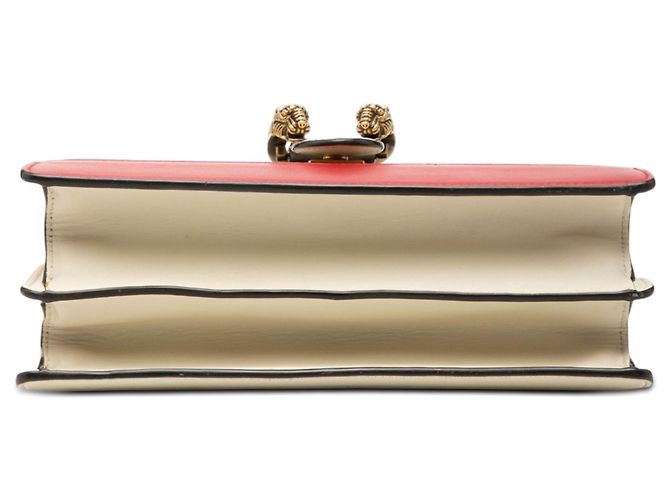 Borsa Satchel Dionysus Web in pelle bianca Gucci Medium con bambù Bianco - vista 3
