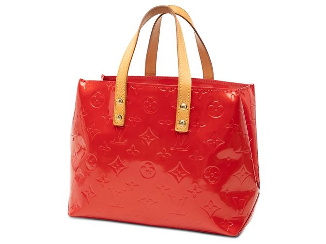 Borsa a mano Louis Vuitton Monogram Vernis Reade PM rossa Rosso - vista 2