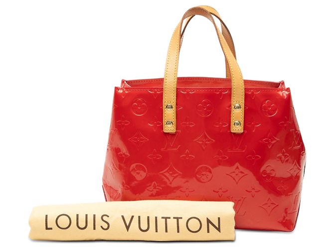 Borsa a mano Louis Vuitton Monogram Vernis Reade PM rossa Rosso - vista 7