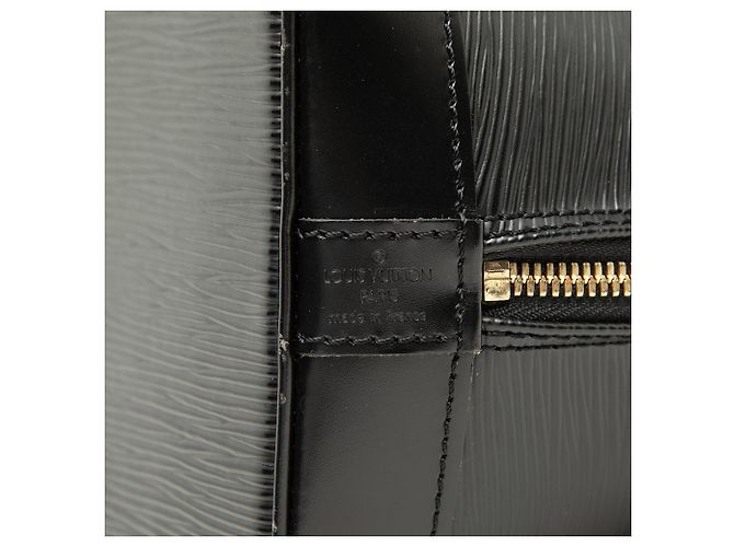 Borsa Louis Vuitton Epi Alma PM Nera Nero - vista 5