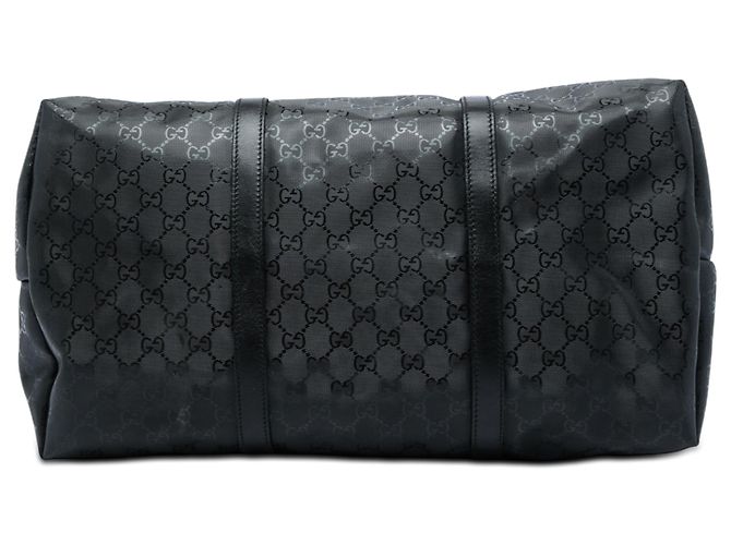Borsa da viaggio Weekender Gucci GG Stampata Nera Nero - vista 3