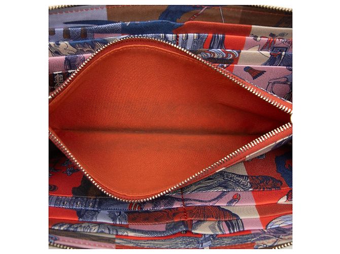 Hermès Epsom Silk In Classique Langbeutel Braun - Ansicht 4