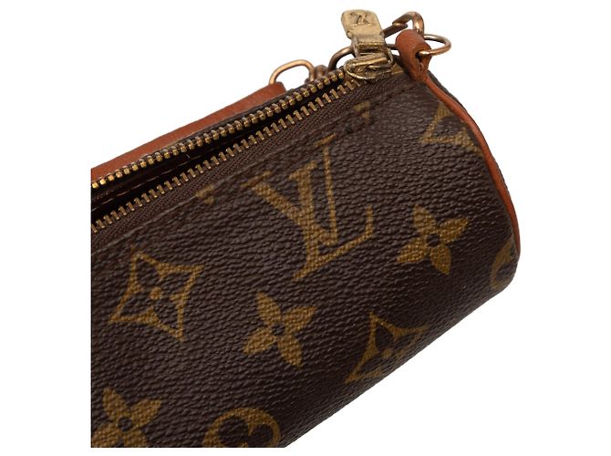 Borsa a mano Louis Vuitton Monogram Papillon Pochette marrone - vista 5
