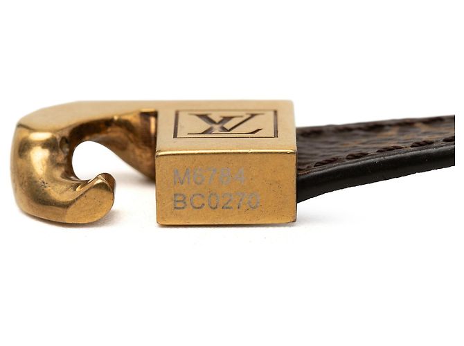 Bracciale Louis Vuitton Mono Chain Reverso marrone - vista 4
