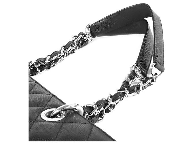 Tote Grand Shopping in Caviar nero Chanel - vista 13