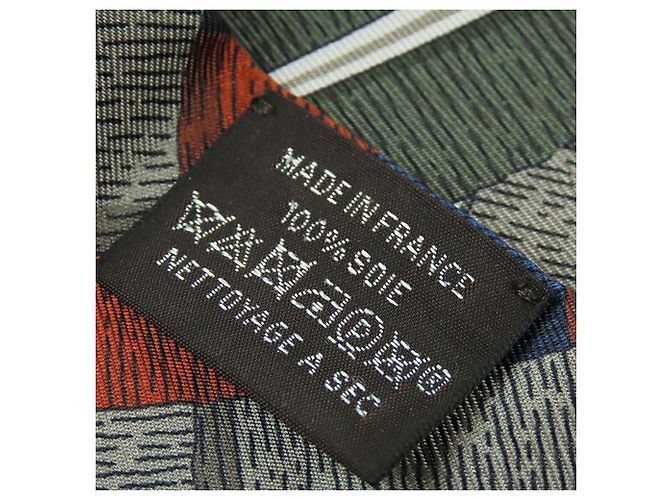 Sciarpa in seta Hermès Mors a Jouets Chemise Twilly Blu - vista 4