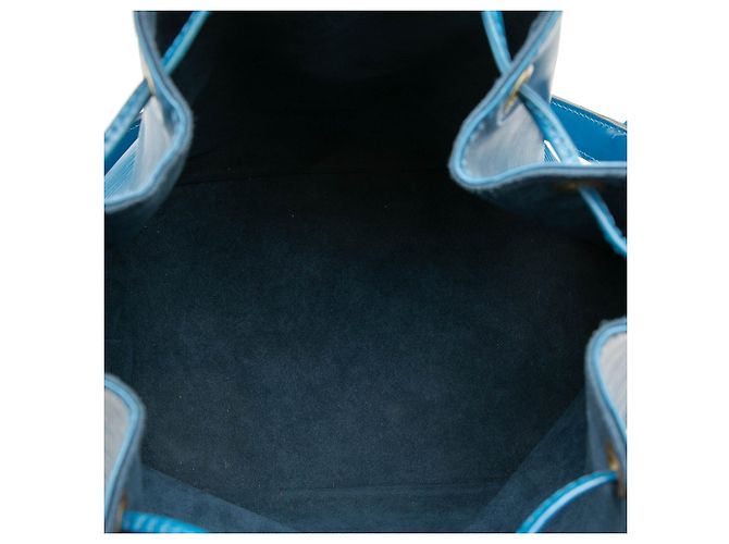 Borsa a secchiello Blue Louis Vuitton Epi Noe GM - vista 4