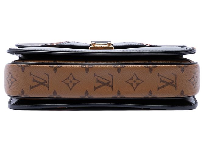 Bolso Satchel Pochette Metis Monogram Brogue Marrón Louis Vuitton Castaño - vista 3