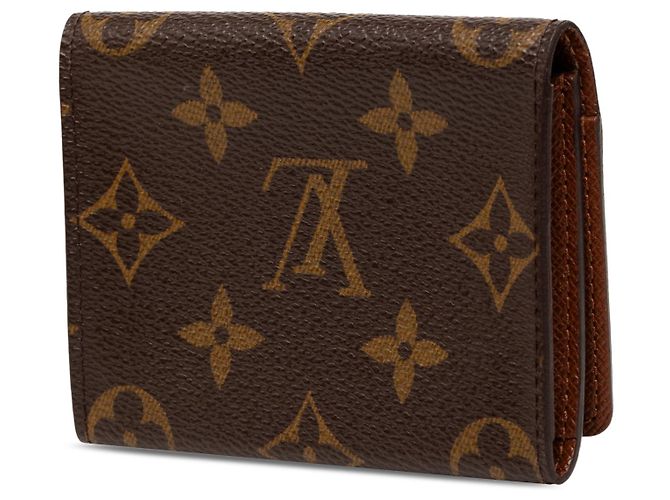 Tarjetero sobre Monogram Louis Vuitton marrón Castaño - vista 2