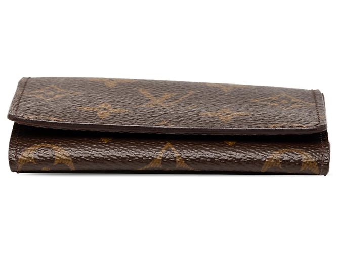 Tarjetero sobre Monogram Louis Vuitton marrón Castaño - vista 3