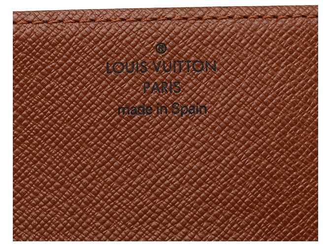 Tarjetero sobre Monogram Louis Vuitton marrón Castaño - vista 5
