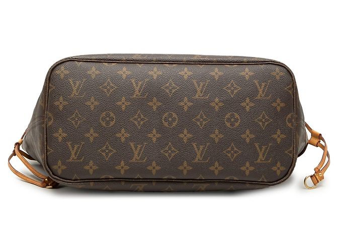 Borsa Tote Louis Vuitton Monogram Neverfull MM marrone - vista 3