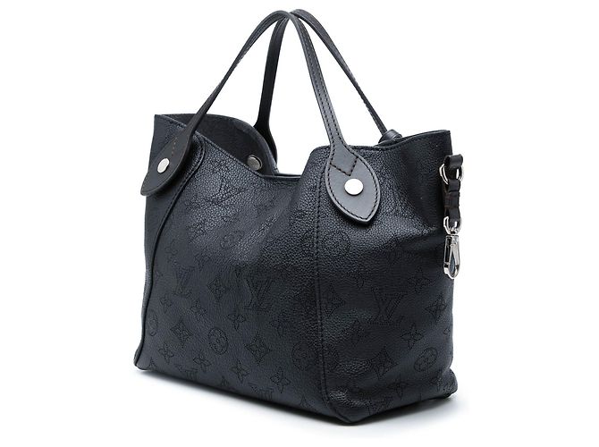Borsa Louis Vuitton Monogram Mahina Hina PM Blu - vista 2