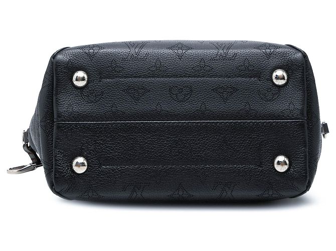 Borsa Louis Vuitton Monogram Mahina Hina PM Blu - vista 3