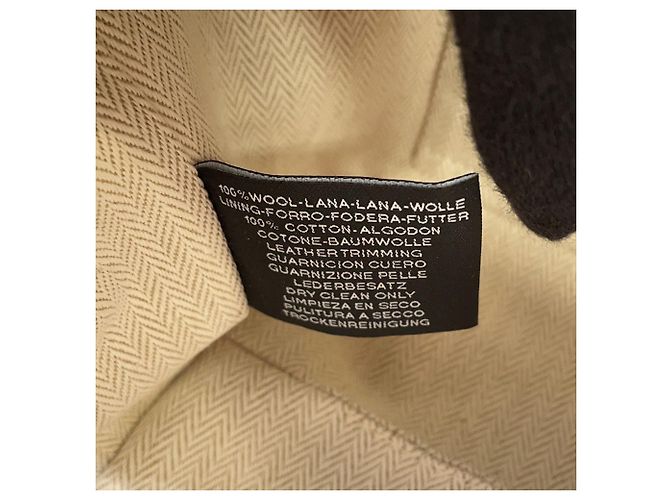 Custodia Orange Hermès Small Wool Bride a Brac Au Carre Case Arancione - vista 7