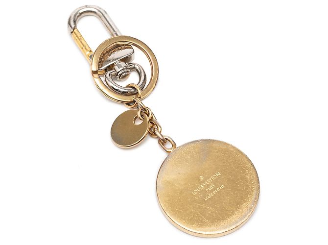 Portachiavi e charm per borsa LV Circle in oro placcato e resina Louis Vuitton D'oro - vista 2