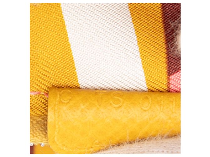 Silk In Portafoglio compatto in seta ed Epsom giallo Hermès - vista 6